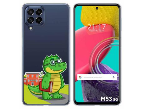 Funda para Samsung Galaxy M53 5G TUMUNDOSMARTPHONE Dibujos Transparente Coco Multicolor