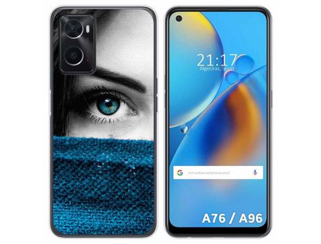 Funda para Oppo A76 / A96 TUMUNDOSMARTPHONE Dibujos Ojo Multicolor