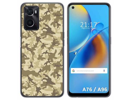 Funda para Oppo A76 / A96 TUMUNDOSMARTPHONE Dibujos Sand Camuflaje Multicolor