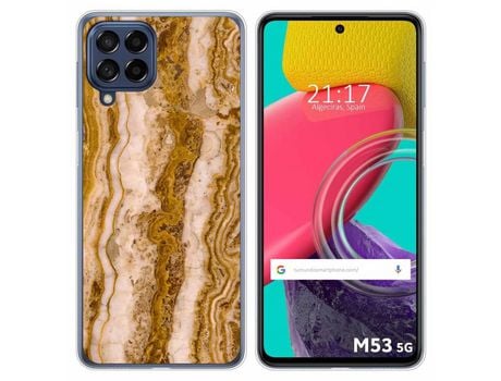 Funda para Samsung Galaxy M53 5G TUMUNDOSMARTPHONE Dibujos Mármol 10 Multicolor