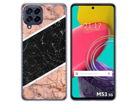 Funda para Samsung Galaxy M53 5G TUMUNDOSMARTPHONE Dibujos Mármol 07 Multicolor