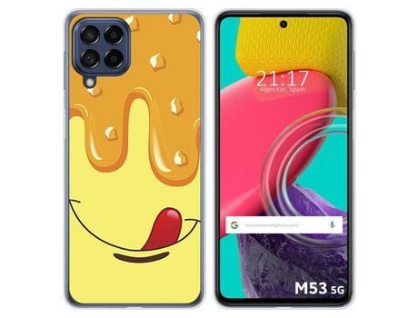Funda para Samsung Galaxy M53 5G TUMUNDOSMARTPHONE Dibujos Helado Vainilla Multicolor
