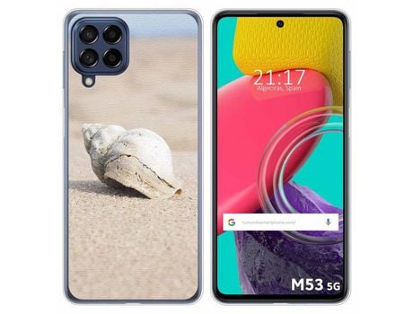 Funda para Samsung Galaxy M53 5G TUMUNDOSMARTPHONE Dibujos Concha Multicolor