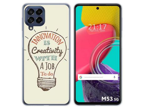 Funda para Samsung Galaxy M53 5G TUMUNDOSMARTPHONE Dibujos Creativity Multicolor