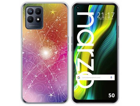 Funda para Realme Narzo 50 TUMUNDOSMARTPHONE Dibujos Abstracto Multicolor