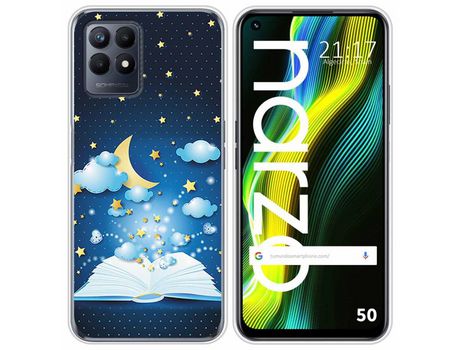 Funda para Realme Narzo 50 TUMUNDOSMARTPHONE Dibujos Libro Cuentos Multicolor