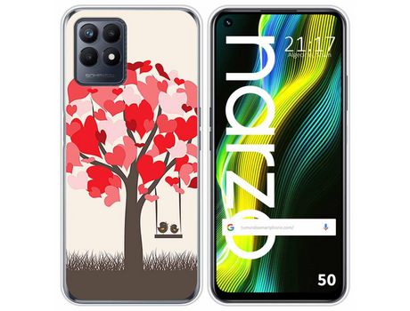 Funda para Realme Narzo 50 TUMUNDOSMARTPHONE Dibujos Pajaritos Multicolor