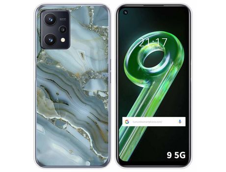 Funda para Realme 9 5G TUMUNDOSMARTPHONE Dibujos Mármol 09 Multicolor