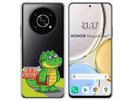 Funda para Huawei Honor Magic 4 Lite TUMUNDOSMARTPHONE Dibujos Transparente Coco Multicolor
