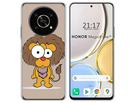 Funda para Huawei Honor Magic 4 Lite TUMUNDOSMARTPHONE Dibujos León Multicolor