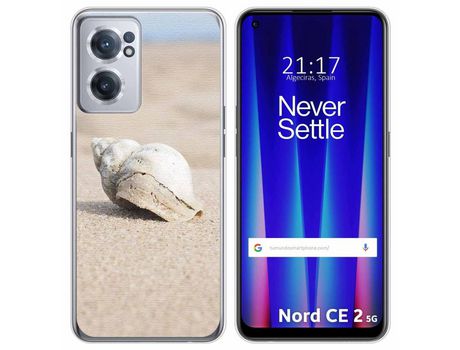 Funda para Oneplus Nord CE 2 5G TUMUNDOSMARTPHONE Dibujos Concha Multicolor