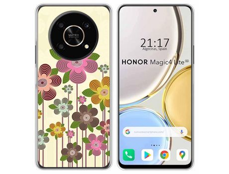 Funda para Huawei Honor Magic 4 Lite TUMUNDOSMARTPHONE Dibujos Primavera En Flor Multicolor