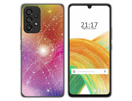 Funda para Samsung Galaxy A33 5G TUMUNDOSMARTPHONE Dibujos Abstracto Multicolor