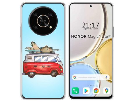 Funda para Huawei Honor Magic 4 Lite TUMUNDOSMARTPHONE Dibujos Furgoneta Multicolor