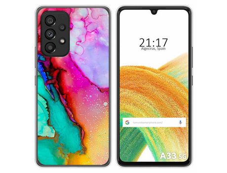 Funda para Samsung Galaxy A33 5G TUMUNDOSMARTPHONE Dibujos Mármol 15 Multicolor