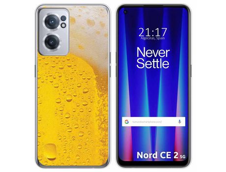 Funda para Oneplus Nord CE 2 5G TUMUNDOSMARTPHONE Dibujos Cerveza Multicolor