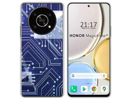 Funda para Huawei Honor Magic 4 Lite TUMUNDOSMARTPHONE Dibujos Circuito Multicolor