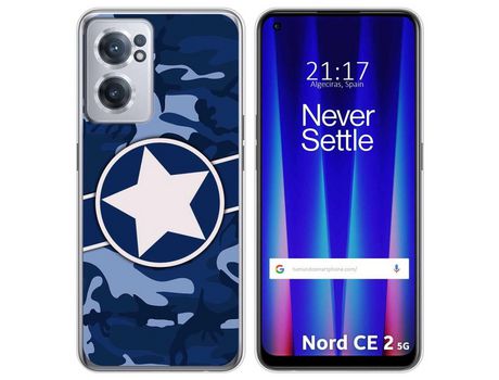 Funda para Oneplus Nord CE 2 5G TUMUNDOSMARTPHONE Dibujos Camuflaje 03 Multicolor