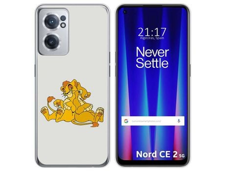 Funda para Oneplus Nord CE 2 5G TUMUNDOSMARTPHONE Dibujos Leónes Multicolor