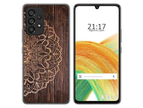 Funda para Samsung Galaxy A33 5G TUMUNDOSMARTPHONE Dibujos Madera 06 Multicolor