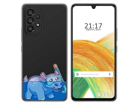 Funda para Samsung Galaxy A33 5G TUMUNDOSMARTPHONE Dibujos Transparente Hipo Multicolor