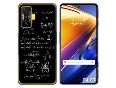 Funda para Xiaomi Poco F4 GT 5G TUMUNDOSMARTPHONE Dibujos Formulas Multicolor