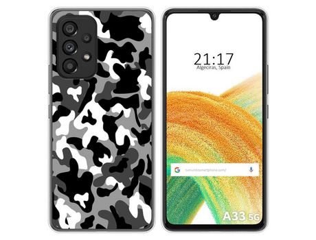 Funda para Samsung Galaxy A33 5G TUMUNDOSMARTPHONE Dibujos Snow Camuflaje Multicolor