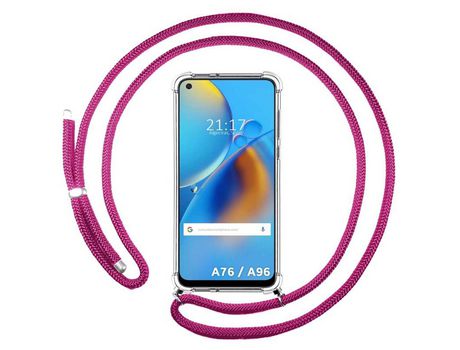 Funda para Oppo A76 / A96 TUMUNDOSMARTPHONE Colgante Rosa