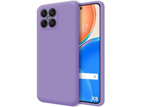 Funda para Huawei Honor X8 TUMUNDOSMARTPHONE Silicona Líquida Morado