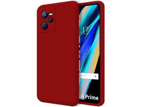 Funda para Realme Narzo 50A Prime TUMUNDOSMARTPHONE Silicona Líquida Rojo