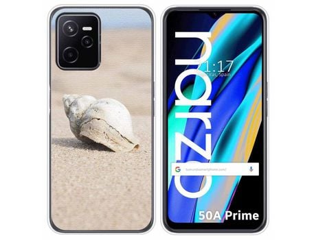 Funda para Realme Narzo 50A Prime TUMUNDOSMARTPHONE Dibujos Concha Multicolor