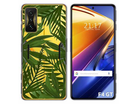 Funda para Xiaomi Poco F4 GT 5G TUMUNDOSMARTPHONE Dibujos Transparente Jungla Multicolor