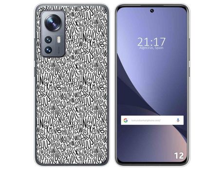 Funda para Xiaomi 12 / 12X 5G TUMUNDOSMARTPHONE Dibujos Letras Multicolor