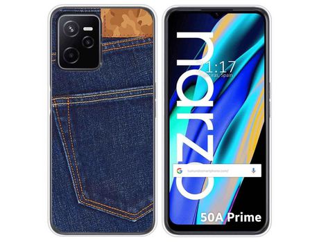 Funda para Realme Narzo 50A Prime TUMUNDOSMARTPHONE Dibujos Vaquero Multicolor