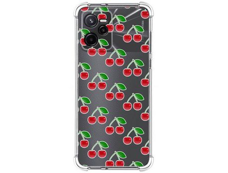 Funda para Realme Narzo 50A Prime TUMUNDOSMARTPHONE Dibujos Antigolpes Cerezas Multicolor