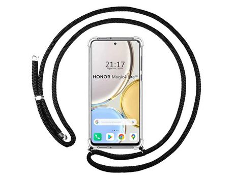Funda para Huawei Honor Magic 4 Lite TUMUNDOSMARTPHONE Colgante Negro