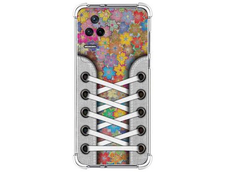 Funda para Xiaomi Poco F4 5G TUMUNDOSMARTPHONE Dibujos Antigolpes Zapatillas 05 Multicolor