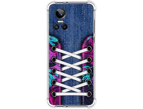 Funda para Realme GT Neo 3 5G TUMUNDOSMARTPHONE Dibujos Antigolpes Zapatillas 06 Multicolor