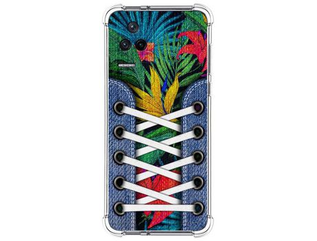 Funda para Xiaomi Poco F4 5G TUMUNDOSMARTPHONE Dibujos Antigolpes Zapatillas 12 Multicolor