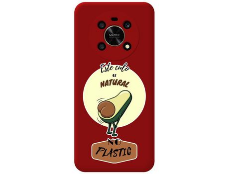 Funda para Huawei Honor Magic 4 Lite TUMUNDOSMARTPHONE Silicona Líquida Dibujos Natural Rojo