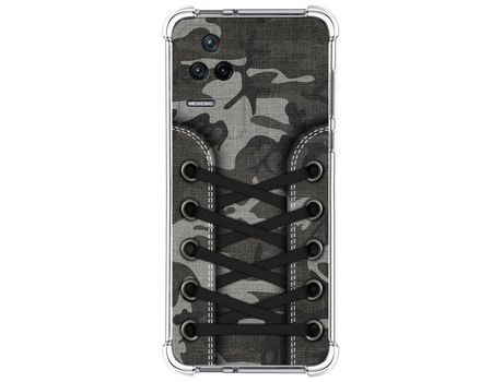 Funda para Xiaomi Poco F4 5G TUMUNDOSMARTPHONE Dibujos Antigolpes Zapatillas 15 Multicolor