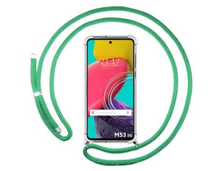 Funda para Samsung Galaxy M53 5G TUMUNDOSMARTPHONE Colgante Verde