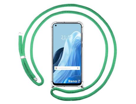 Funda para Oppo Reno 7 4G TUMUNDOSMARTPHONE Colgante Verde