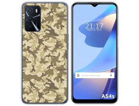 Funda para Oppo A54s TUMUNDOSMARTPHONE Dibujos Sand Camuflaje Multicolor