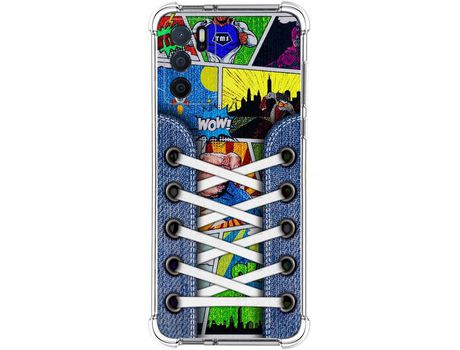 Funda para Oppo A54s TUMUNDOSMARTPHONE Dibujos Antigolpes Zapatillas 14 Multicolor