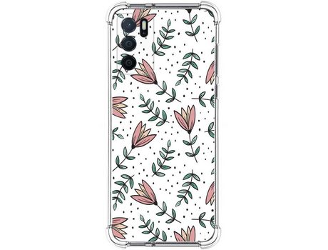 Funda para Oppo A54s TUMUNDOSMARTPHONE Dibujos Antigolpes Flores 01 Multicolor