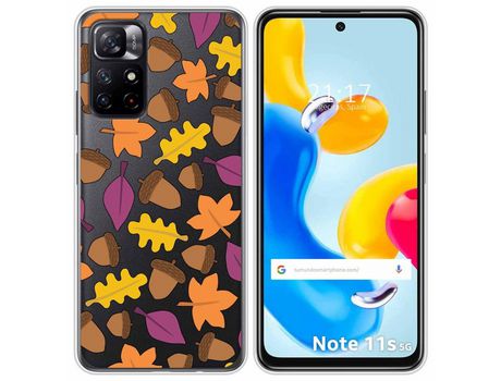 Funda para Xiaomi Redmi Note 11s 5G TUMUNDOSMARTPHONE Dibujos Transparente Otoño Multicolor
