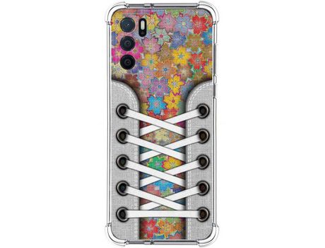 Funda para Oppo A54s TUMUNDOSMARTPHONE Dibujos Antigolpes Zapatillas 05 Multicolor