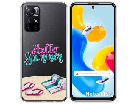 Funda para Xiaomi Redmi Note 11s 5G TUMUNDOSMARTPHONE Dibujos Transparente Summer Multicolor