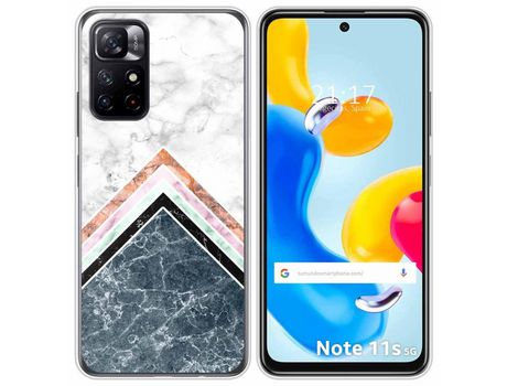 Funda para Xiaomi Redmi Note 11s 5G TUMUNDOSMARTPHONE Dibujos Mármol 05 Multicolor